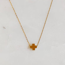 So Very Blessed Cross Necklace: Blue