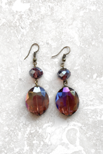 Carolina Earrings: Plum