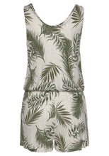 LASCANA Women's Sleeveless Print Romper: Multi Print / 6