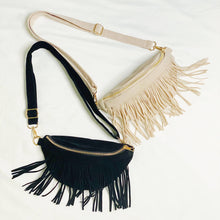 Fringed Or Not Sling Bag: Alpaca