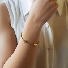 Faithful Cross Bangle-Mocha, Cross Bracelet | Christian