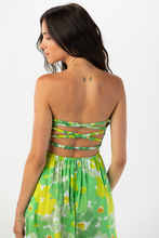 Hoku Mini Dress: Watercolor Dreams Green / One Size