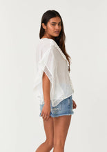Sheer Crochet Boxy Kimono Top