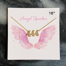 Dainty Angel Number Necklace: 888