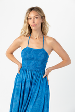 Bellini Midi Dress: Batik Salt Pacific / One Size