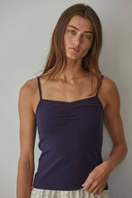 Black Knit V-Neck Cami Top