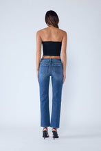 OPEN PACK High Rise Classic Straight Jeans WEP3581 : DARK / US 11