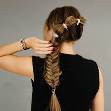 "Wild" Animal Print with Pink Accent Hair Tie Bracelets: Small