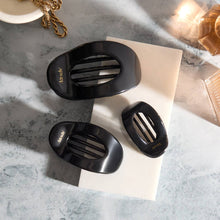 Black Flat Cloud Clip - Small