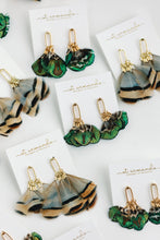 St Armands Feather Statement Tassel Earrings