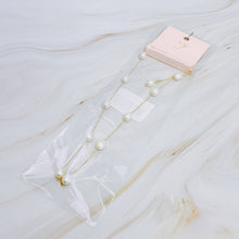 Esther Freshwater Pearl Station Necklace: Gray