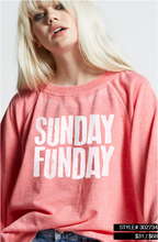 302734 - 630 Sunday Funday Sweatshirt: Salmon Rose / XS