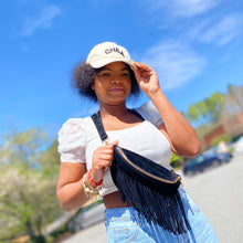 Fringed Or Not Sling Bag: Alpaca