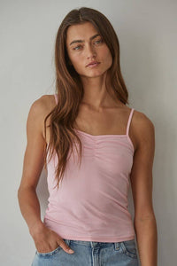 Black Knit V-Neck Cami Top