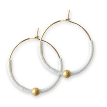 Sprinkles Hoop Earrings Mocha