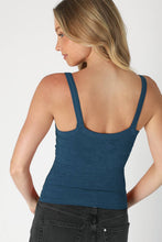 Blue Opal Lace V Neck