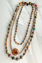 Janet Short Necklace-Orange