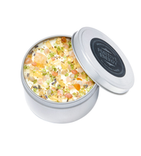 Positive Energy Candle - Soy Candles - Herb & Crystal Candle: 7.75oz Round Glass