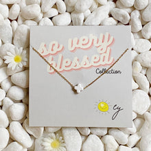 So Very Blessed Cross Necklace: Gold