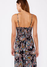 Floral  Lace Trim Maxi Dress