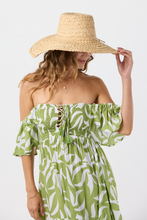 Happiness Mini Dress Abstract Geo Green One Size