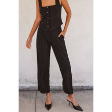 City Vibes Straight Leg Trousers black