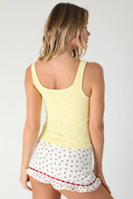 Banana Lace Floral Top