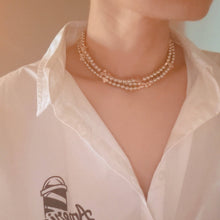 Triple Layers Of Blessings Cross Necklace: Gold