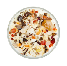 Thankful Candle - Soy Candles Crystal Candles - Fall Candles: 12oz Round Glass