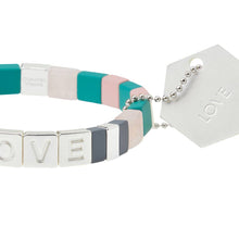 LOVE Empower Bracelet Silver/Rose Quartz/Labradorite