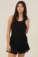 Black Lace Skort