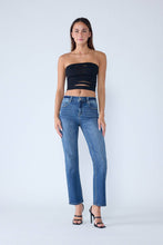 OPEN PACK High Rise Classic Straight Jeans WEP3581 : DARK / US 13