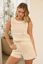 Crochet Top Fringed Hem