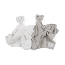 "You know that place between sleep and awake" (Peter Pan) Bear Baby Lovey Blanket: White / You Know That Place
