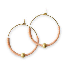 Sprinkles Hoop Earrings Mocha