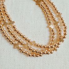 Triple Layers Of Blessings Cross Necklace: Gold