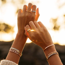 Soul Sisters - inspirational mantraband® cuff bracelet: Yellow Gold / Original