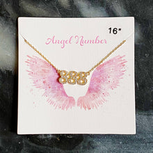 Dainty Angel Number Necklace: 888