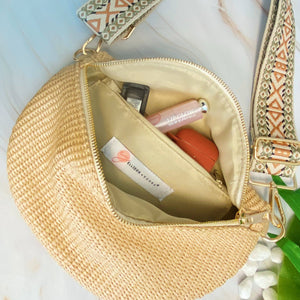 Bahama Breeze Fit All Sling Bag: Light Cream
