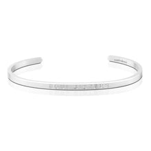 Soul Sisters - inspirational mantraband® cuff bracelet: Silver / Original