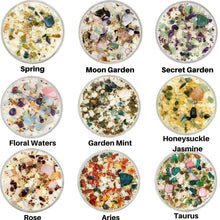Spring Candles, Spring Flowers Crystal Candles, Spring Decor: Rose / 8oz Round Tin