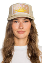 Happy Sun Trucker Hat in Tan