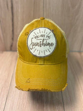 You Are My Sunshine Hat: Kiwi with Pink