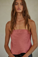 Satin Ruby Strapless Tube