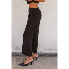 City Vibes Straight Leg Trousers black