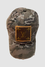 Up-Cycled Black Camo Cap