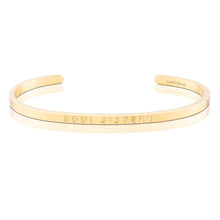 Soul Sisters - inspirational mantraband® cuff bracelet: Silver / Original