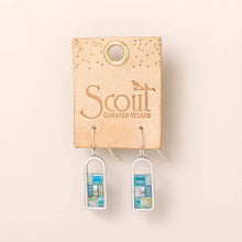 Good Karma Miyuki Frame Earring - Marine/Silver