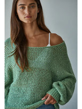 Crochet Jade Green Sweater
