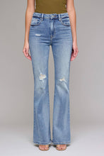 Medium Light Distressed Stretch Flare: 29